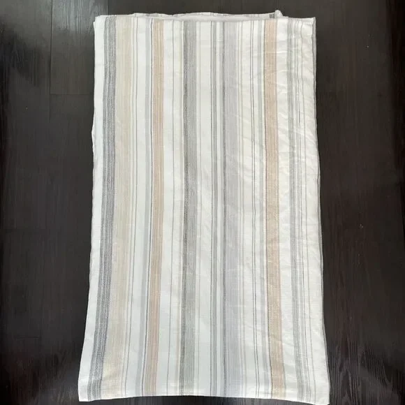 Pottery Barn Clayton Stripe King/California King Duvet Cover & 2 Standard Shams - Picture 3 of 13